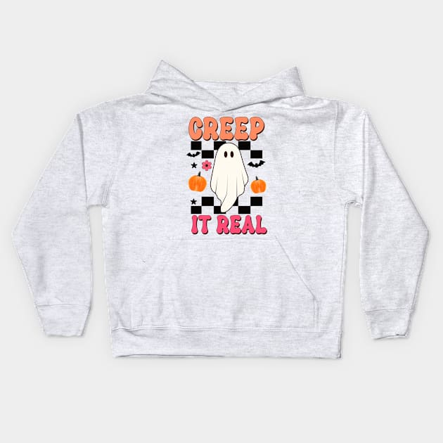 Creep It Real Kids Hoodie by LMW Art